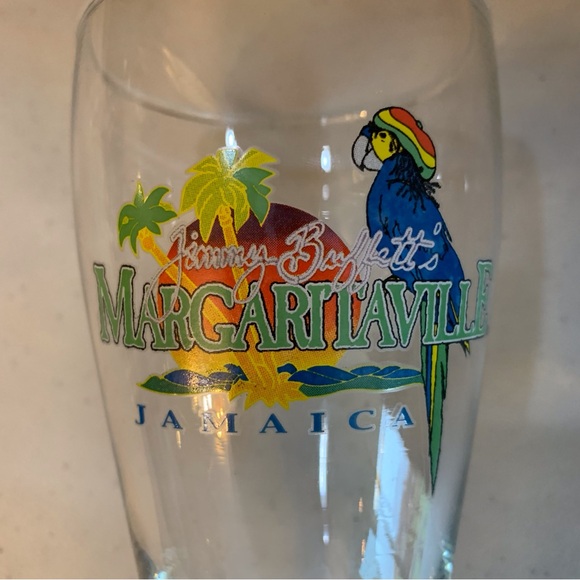 Jimmy Buffet Margaritaville JAMAICA Tall Pilsner Beer Glass - Picture 2 of 2